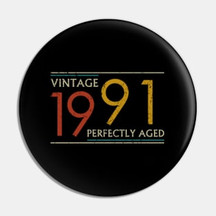 1991 29Th Perfectly Aged 1991 Pin