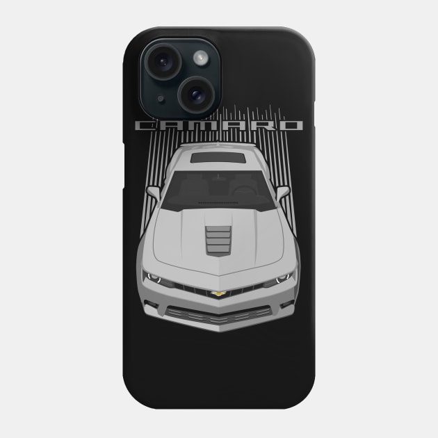 Camaro SS 5th gen 14-15 - silver Phone Case by V8social