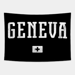 Geneva Switzerland Vintage Tapestry