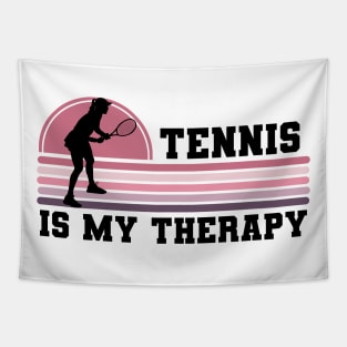 Tennis Is My Therapy Tapestry