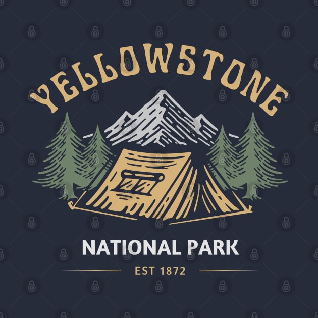 Yellowstone national park - Est 1872 by Syntax Wear