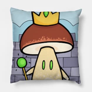 King Bolete Full Digital Illustration Pillow