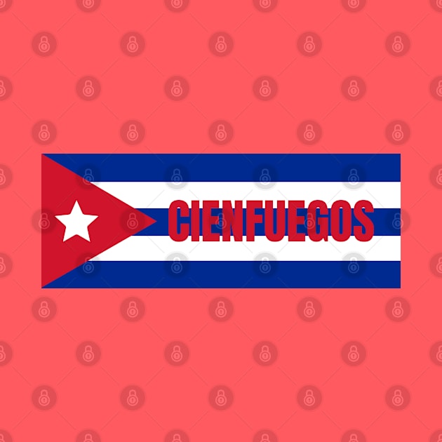 Cienfuegos City in Cuban Flag by aybe7elf