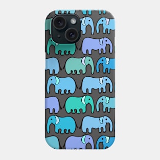 Cute and Colorful Elephant Pattern Phone Case