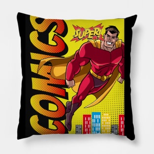 Comics Super Guy Pillow