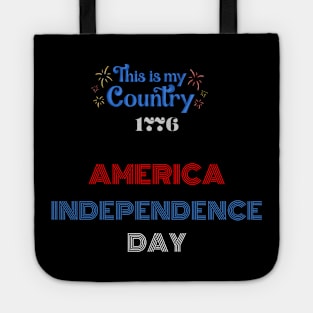 this is my country t shirt Tote