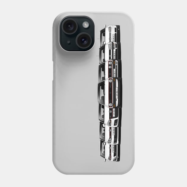 European Hot Hatch Rabbit Phone Case by mArts