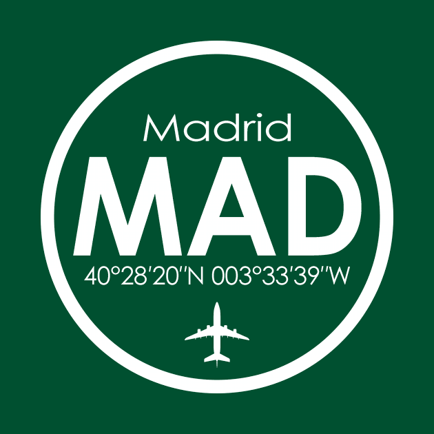 MAD, Madrid Barajas Airport, Spain by Fly Buy Wear