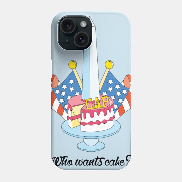 John Caparulo asks, "Who wants cake?" Phone Case by EffinSweetProductions