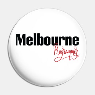 Melbourne Programmer Pin