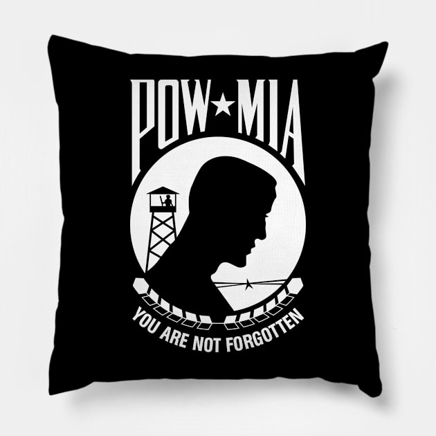 Mod.1 POW-MIA Pisioners of War Missing in Action Pillow by parashop