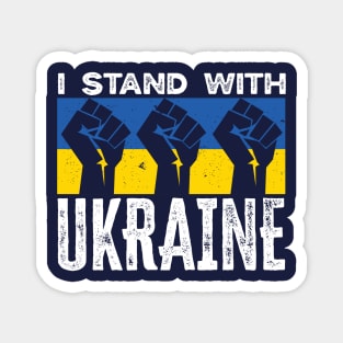 I Stand With Ukraine, Support Ukraine Magnet