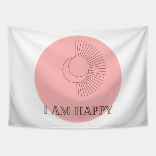 Affirmation Collection - I Am Happy (Rose) Tapestry