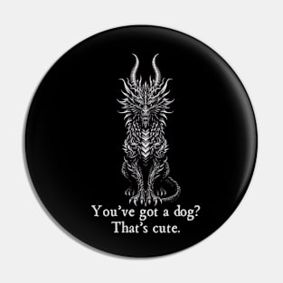 Dragon Dog Pin