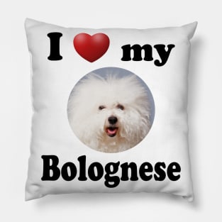 I Love My Bolognese Pillow