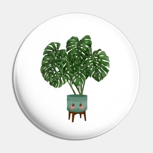 Cute Plant Illustration, Monstera Deliciosa Plant Illustration Pin