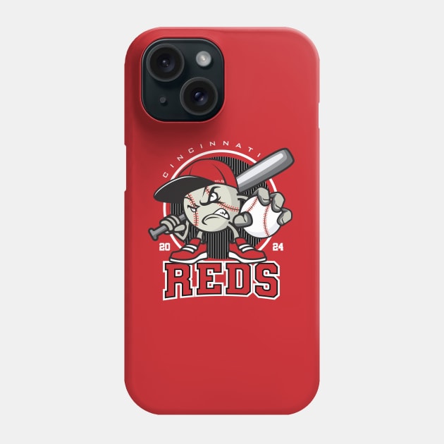 Cincinnati Baseball - 2024 Season Phone Case by Nagorniak