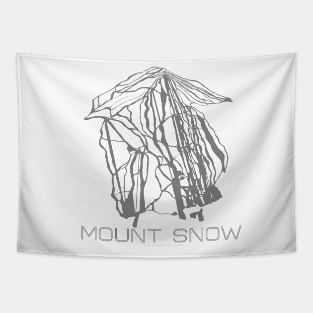 Mount Snow Resort 3D Tapestry by Mapsynergy