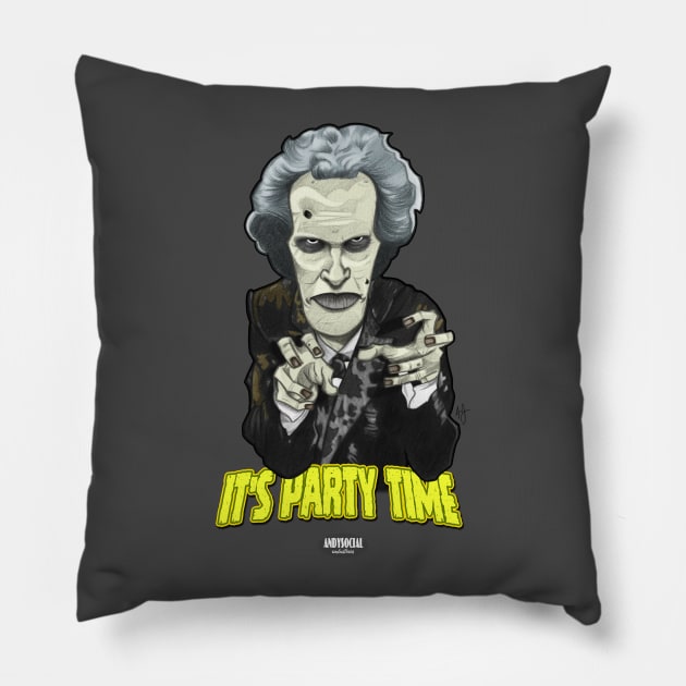 Orville Dunworth Pillow by AndysocialIndustries