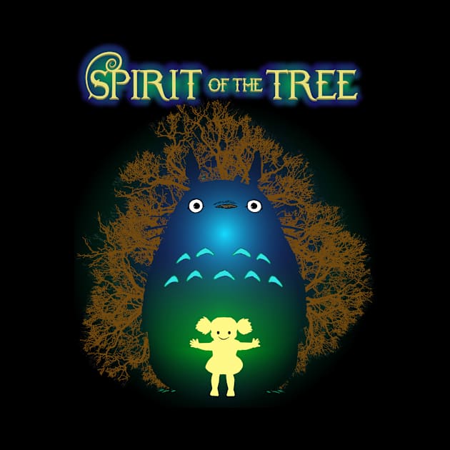 SPIRIT OF THE TREE RAINBOW VERSION by KARMADESIGNER T-SHIRT SHOP