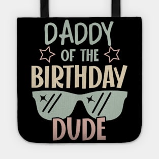 daddy Of The Birthday Boy glasses B-day Gift For Boys Girl Kids Tote