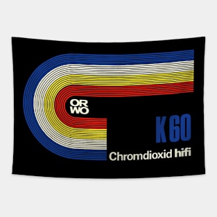 ORWO K60 Retro Cassette Tape Tapestry