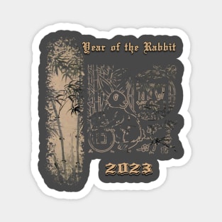 2023 Year of the Rabbit Magnet