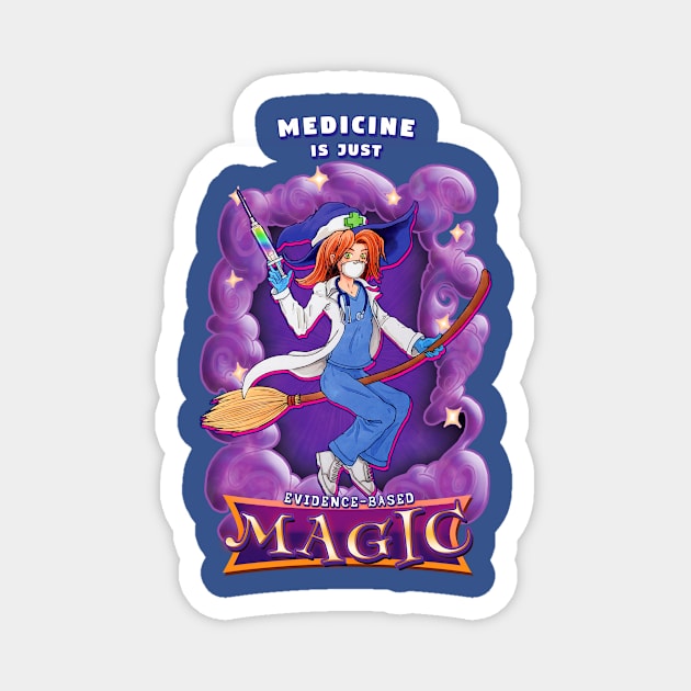 Medicine is Magic Magnet by RetroHunterX