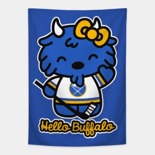 Hello Buffalo Hockey! Tapestry