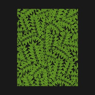 GREEN LEAVES PATTERN T-Shirt