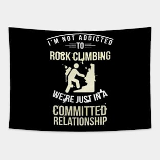 ock Climbing Committed Tapestry