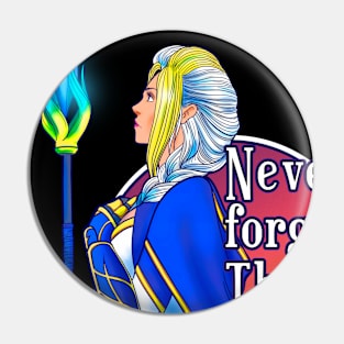 Never forget Theramore Pin