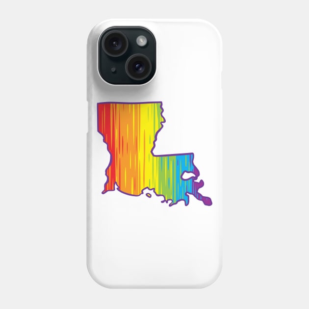 Louisiana Pride Phone Case by Manfish Inc.