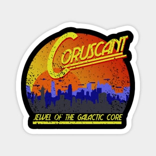 Coruscant Badge Magnet