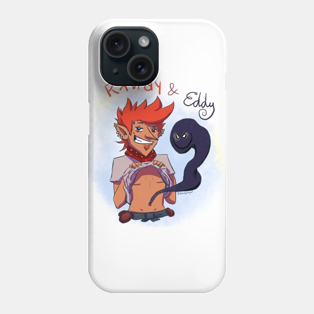 bomBARDed - Randy & Eddy (with names) Phone Case by DarkMysteryCat