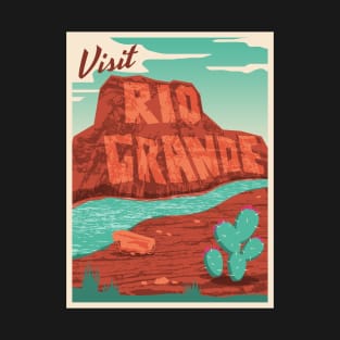 Rio Grande Travel Poster T-Shirt