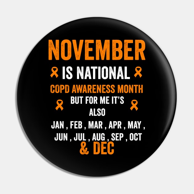 Chronic obstructive pulmonary disease - COPD awareness month - November awareness month Pin by Merchpasha1