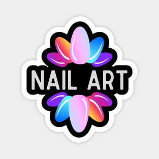 Nail Art Lotus Magnet