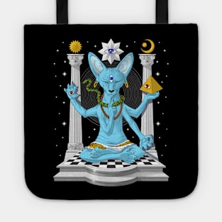 Psychedelic Sphynx Cat Shiva Tote