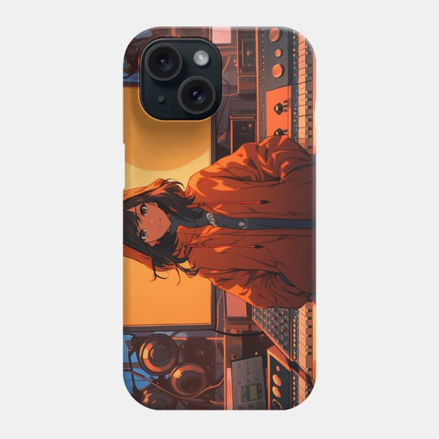 Dj Studio Lofi Girl Phone Case by Nightarcade