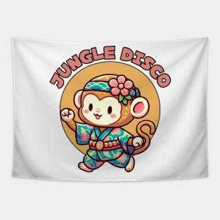 Dancing monkey Tapestry