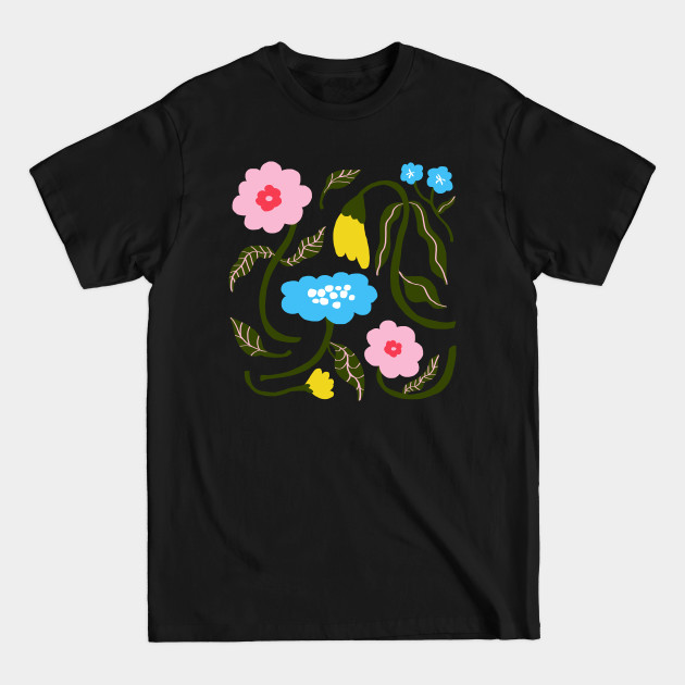 Disover Spring Flowers - Flowers - T-Shirt