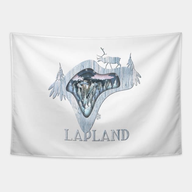 Lapland Sweden Tapestry by MikaelJenei