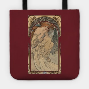 Allegorie de la Musique by Alphonse Mucha Tote