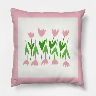 Hand illustrated Flowers Pillow