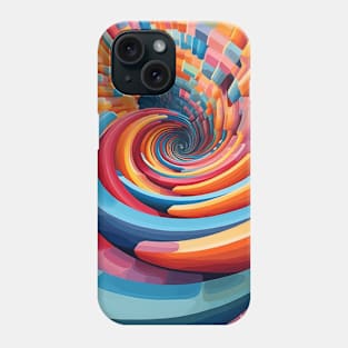 A minimalistic optical abstract artwork Phone Case