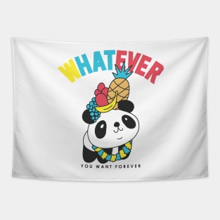 Whatever Hawaii Panda Tapestry