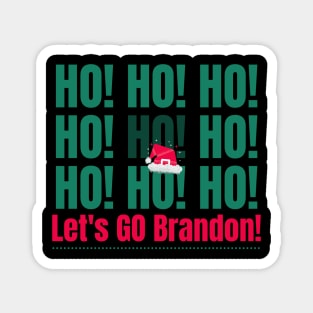 Let's Go Brandon Santa Claus Christmas Magnet