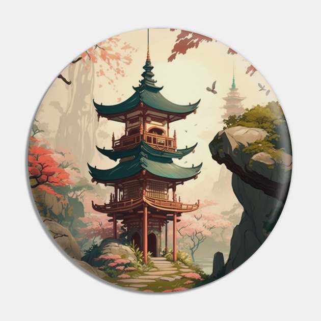 Japanese Garden Pin by Durro