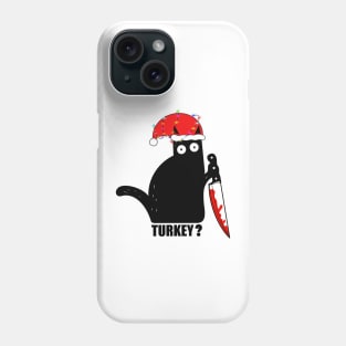 Christmas Turkey Cat Phone Case